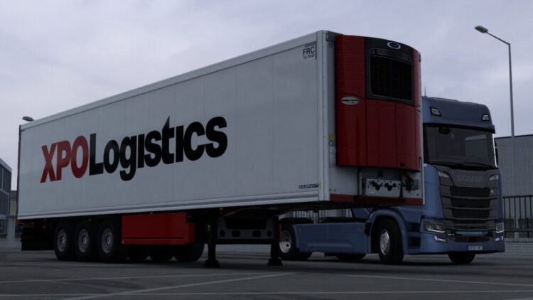 XPO LOGISTICS KRONE COOL LINER BY RODONITCHO MODS 1.0 1.55 19 08 2025