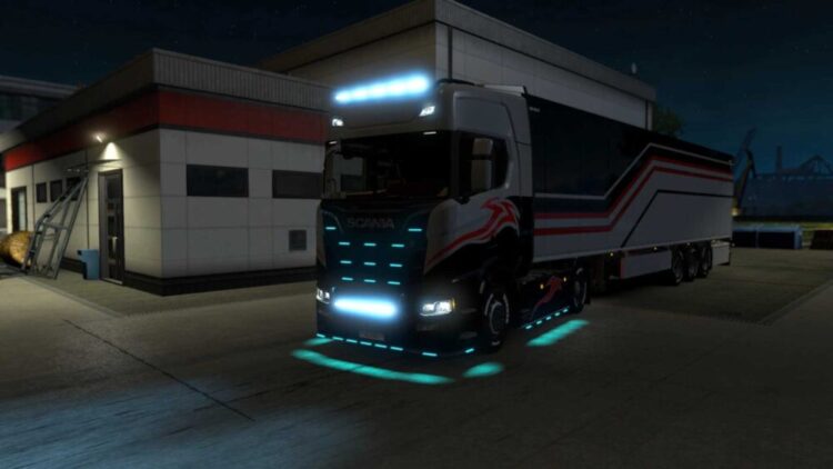 Alexd Flare and Lights 10000K all Trucks v1.56