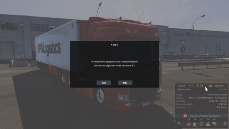 CANCEL CURRENT FREE JOB ETS2 BY RODONITCHO MODS 1.0 1.50 1.56 08 09 2025