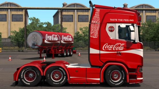 Coca cola skin for scania r & s