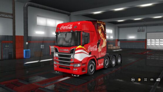 Coca cola skin for scania r & s