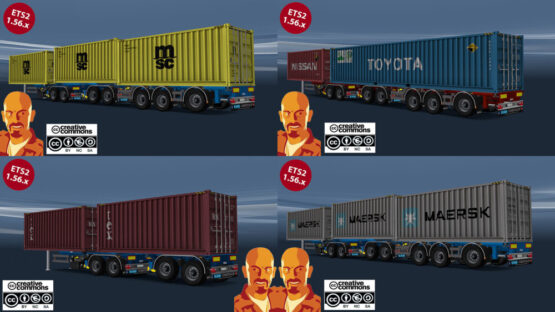 D-TEC FLEXITRAILER TRAILERS v9.0 ETS2 1.54-1.56.x