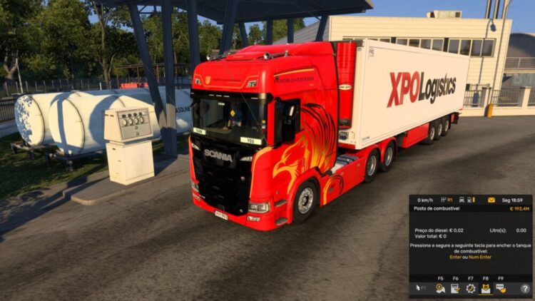 FREE FUEL IN THE GARAGE ETS2 BY RODONITCHO MODS 1.0 1.50 1.56 08 09 2025