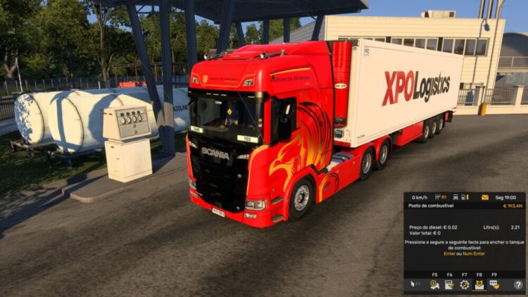 FREE FUEL IN THE GARAGE ETS2 BY RODONITCHO MODS 1.0 1.50 1.56 08 09 2025