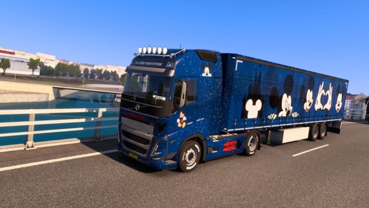 Mickey Mouse Volvo FH5 Combo Skin pack