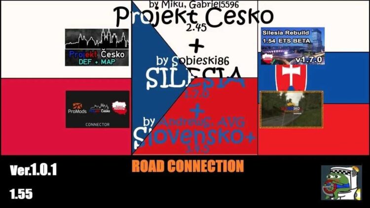 Projekt Cesko &ndash; Silesia &ndash; Slovensko+ RC v1.0.1