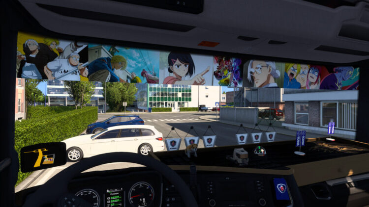 Sakamoto Days Scania Window Sticker Pack