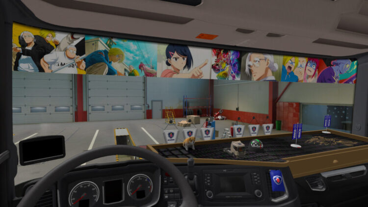 Sakamoto Days Scania Window Sticker Pack