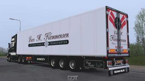 Scania T580 Klemmensen + Trailer v7.0