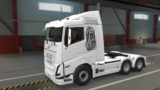 WOMAN WITH A MASK VOLVO FH5 BY RODONITCHO MODS 1.0 1.55 1.56 31 08 2025