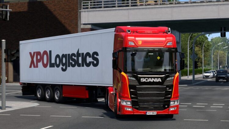 XPO LOGISTICS KRONE COOL LINER BY RODONITCHO MODS 1.0 1.50 1.56 08 09 2025