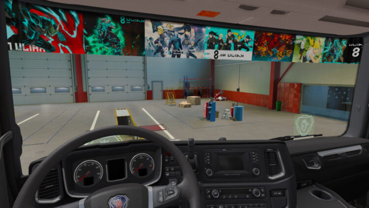 kaiju no 8 Scania Window Sticker Pack