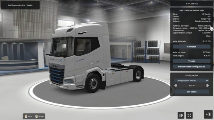 PACCAR EX-D2 1000 DAF XF ELECTRIC BY RODONITCHO MODS 1.0 1.56 21 10 2025