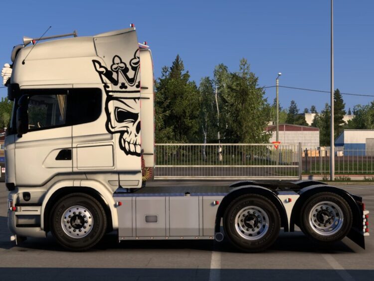 Bad Skull Scania R Topline RJL Skin 