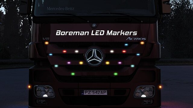 Boreman LED Marker Lights Pack v1.9.0 (1.56)