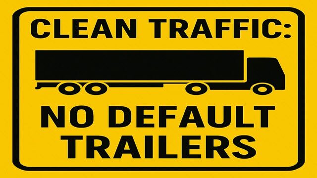 ETS2 Clean Traffic No Default SCS Trailers V1.6