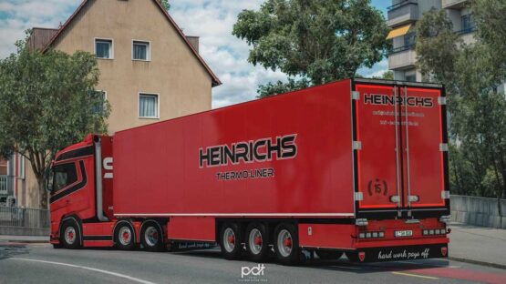 DAF XG Heinrichs Thermoliner + Trailer v5.0 (1.56)