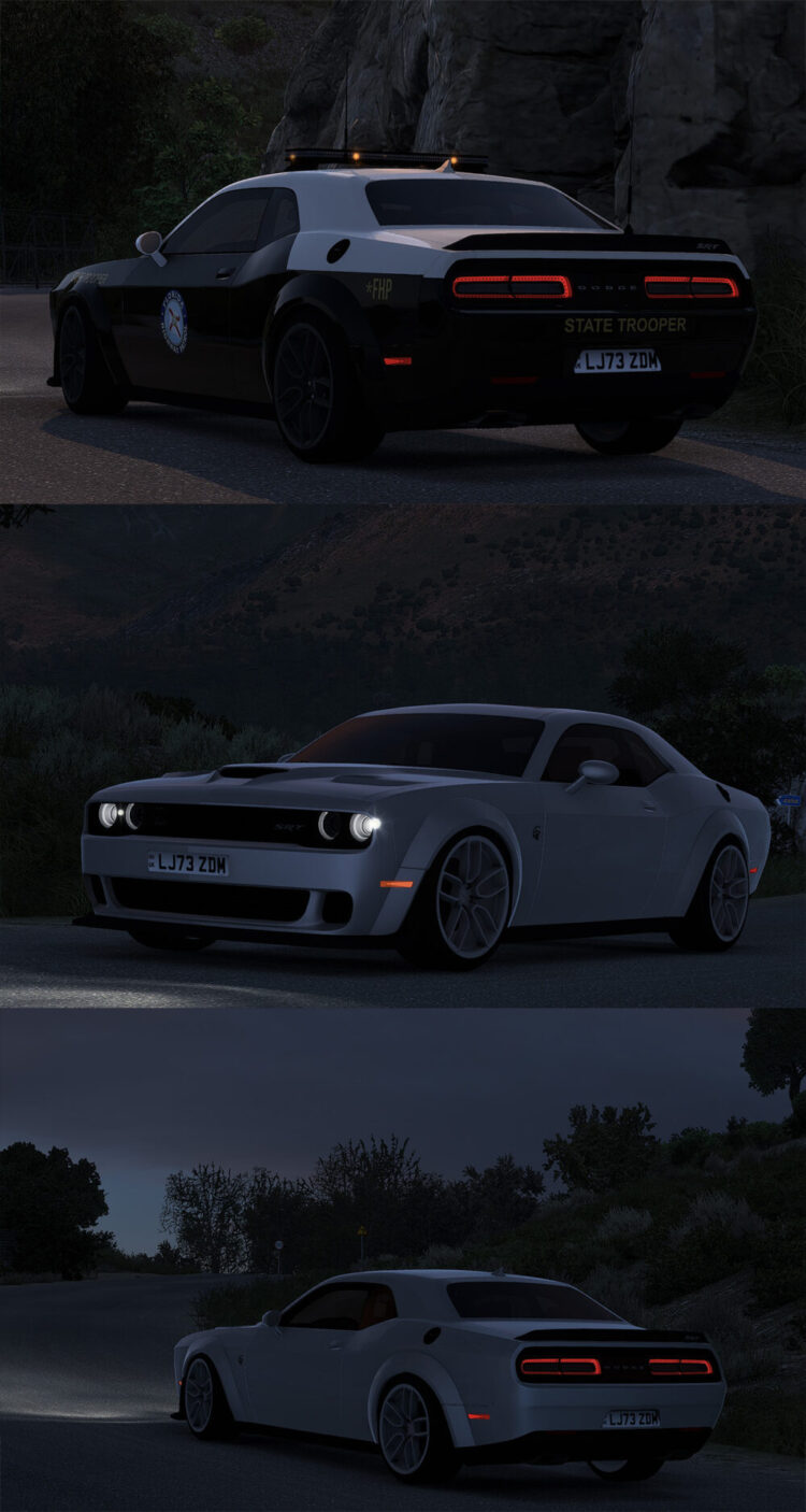 Dodge Challenger SRT Hellcat Widebody 2018 V2.5 1.56