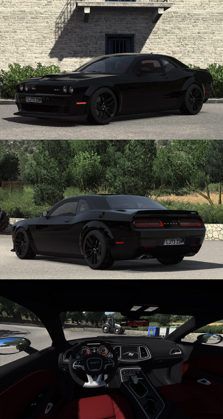 Dodge Challenger SRT Hellcat Widebody 2018 V2.5 1.56