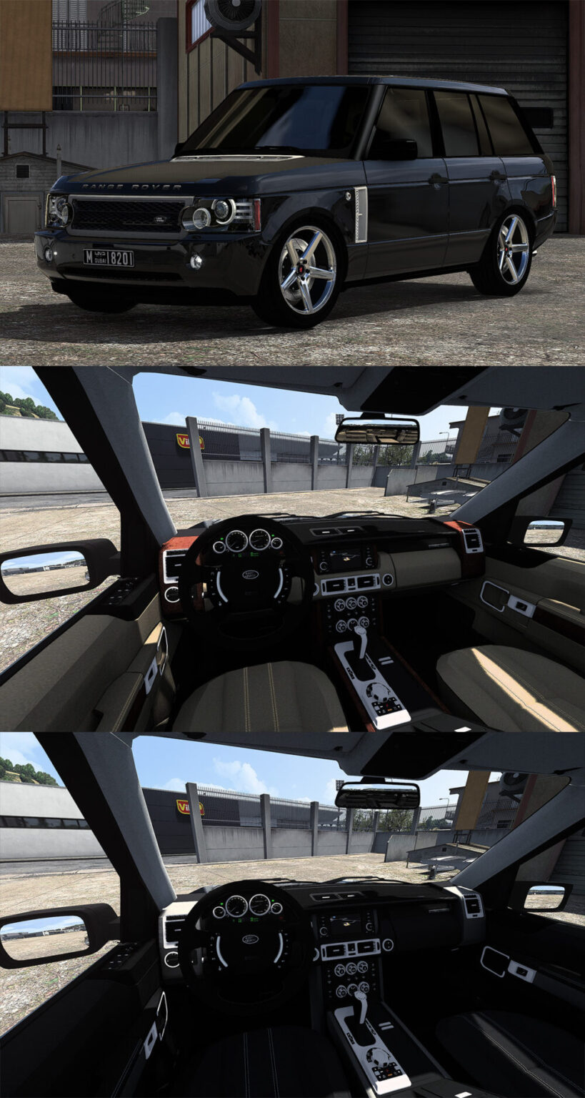 Ets 2 Range Rover Mod Land Rover Range Rover Supercharged V8 2008 V8.3 1.56 | ETS 2 mods