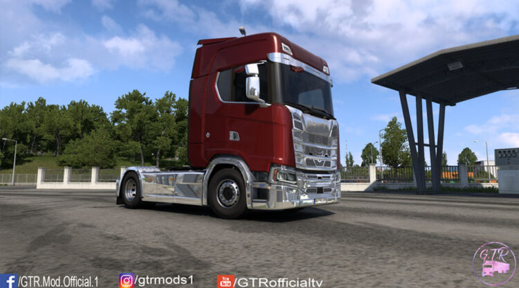 Scania S & R Next Gen Accessories Chrome v1.1 BY GTR