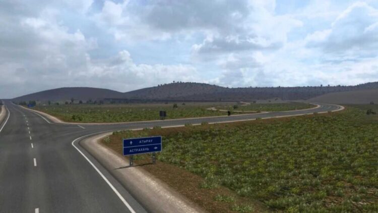 Road to Caucasus + ProMods The Great Steppe Road Connector v1.7