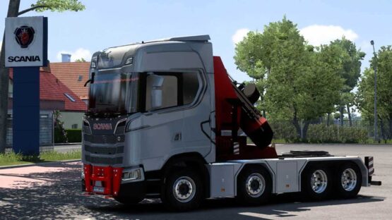 Scania NG PGRS Crane Chassis Addon v1.56