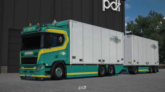 Scania R650 Leo Robertz KG + Trailer v5.0 (1.56)
