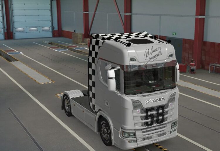 [ ETS2 ] Skin Marco Simoncelli Scania S