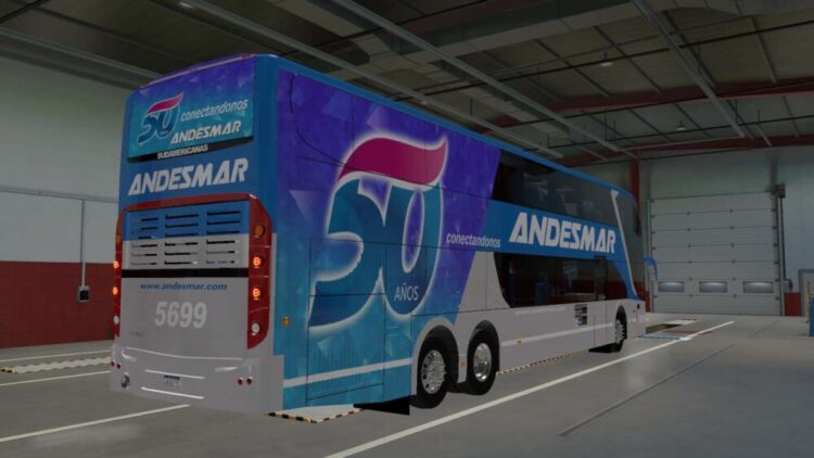 Sudamericanas F50 IV DP 6x2 Scania v1.6 (1.56)