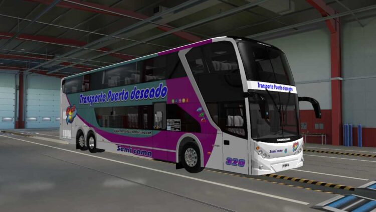 Sudamericanas F50 IV DP 6x2 Scania v1.6 (1.56)