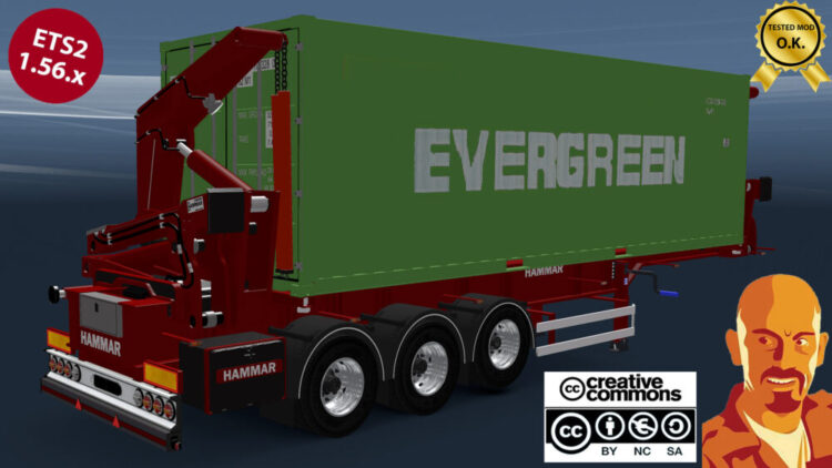HAMMAR BOXLOADER TRAILERS v1.0 ETS2 1.54-1.56.x