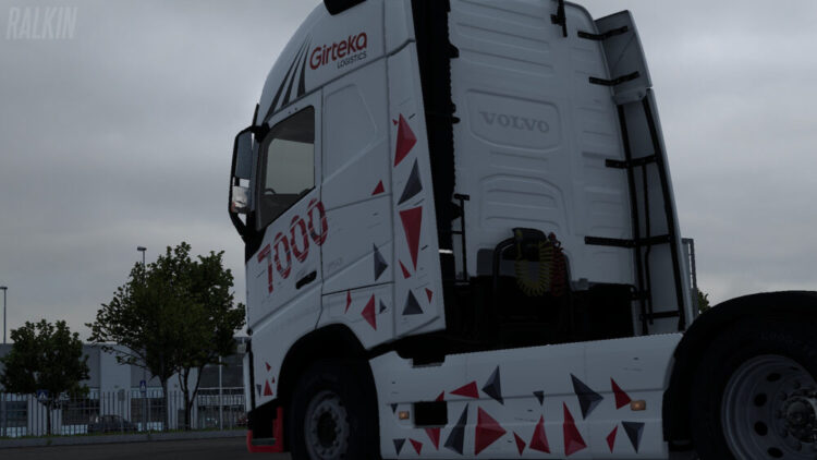 Girteka Logistics 7000th Truck Special Skin v1.0 (1.56.x)