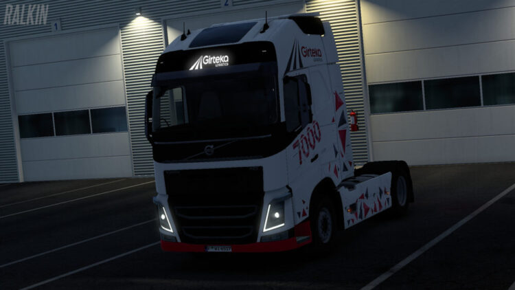 Girteka Logistics 7000th Truck Special Skin v1.0 (1.56.x)