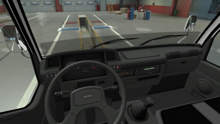 ISUZU NKR SERIES + ENGINE TRANSMISSION SOUND MEGA MOD[1.55.xx-1.56.xx]