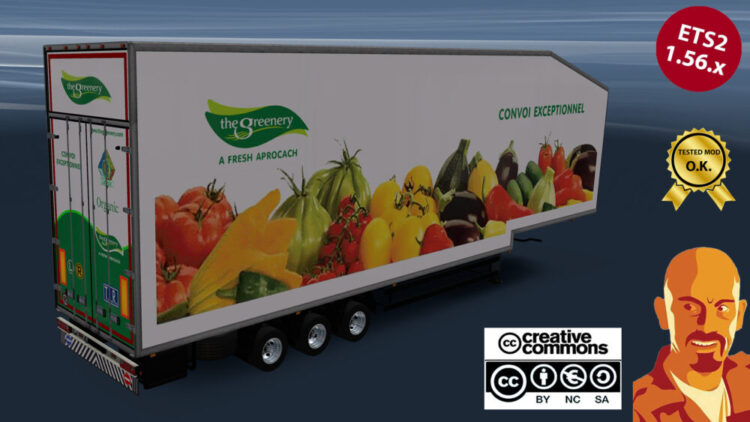KRONE DOUBLEDECK REEFER TRAILER v2.0 ETS2 1.54-1.56.x