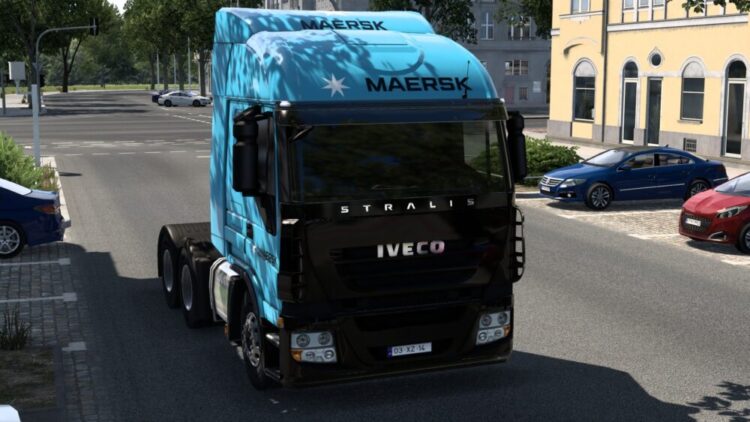 MAERSK IVECO STRALIS BY RODONITCHO MODS 2.0 1.50 1.56 04 11 2025