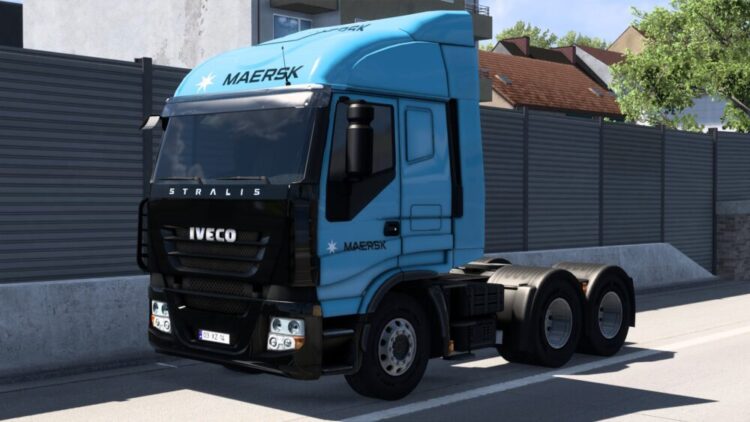 MAERSK IVECO STRALIS BY RODONITCHO MODS 2.0 1.50 1.57 07 11 2025
