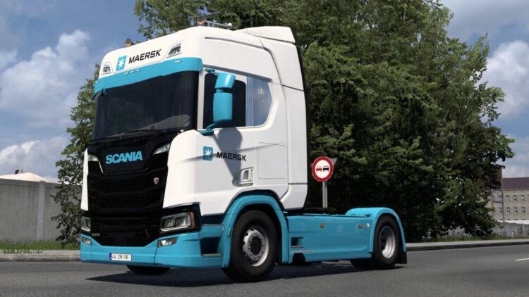 MAERSK SCANIA R 2016 BY RODONITCHO MODS 1.0 1.50 1.57 07 11 2025