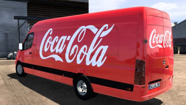 COCA-COLA MERCEDES-BENZ SPRINTER TRZPRO BY RODONITCHO MODS 1.0 1.50 1.56 05 11 2025