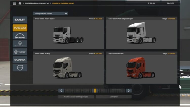 ALL TRUCKS AT THE DEALER ETS2 BY RODONITCHO MODS 1.0 1.50 1.57 09 11 2025