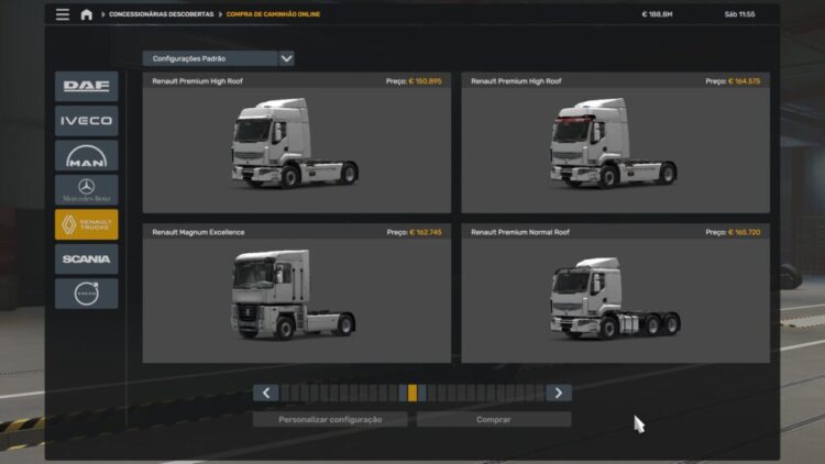 ALL TRUCKS AT THE DEALER ETS2 BY RODONITCHO MODS 1.0 1.50 1.57 09 11 2025