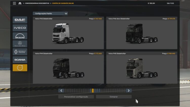 ALL TRUCKS AT THE DEALER ETS2 BY RODONITCHO MODS 1.0 1.50 1.57 09 11 2025