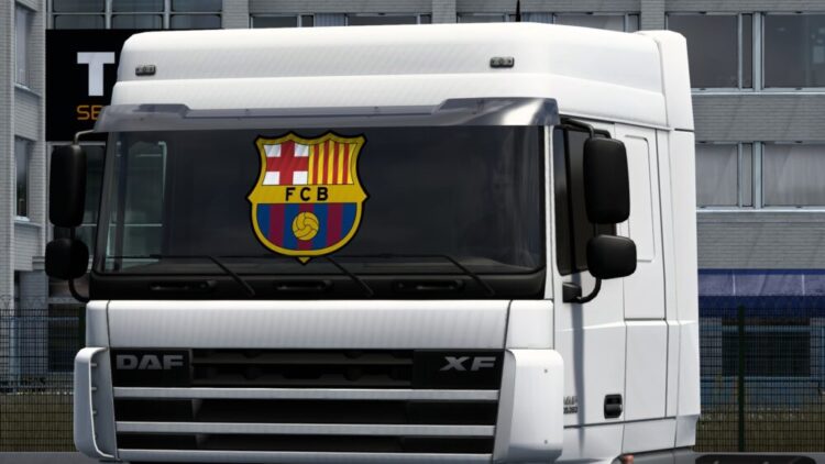 BARCELONA STICKER DAF XF 105 BY RODONITCHO MODS 1.0 1.50 1.57 10 11 2025