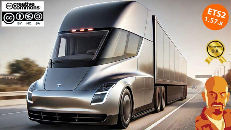 TESLA SEMITRUCK 2019 v2.0 ETS2 1.57.x