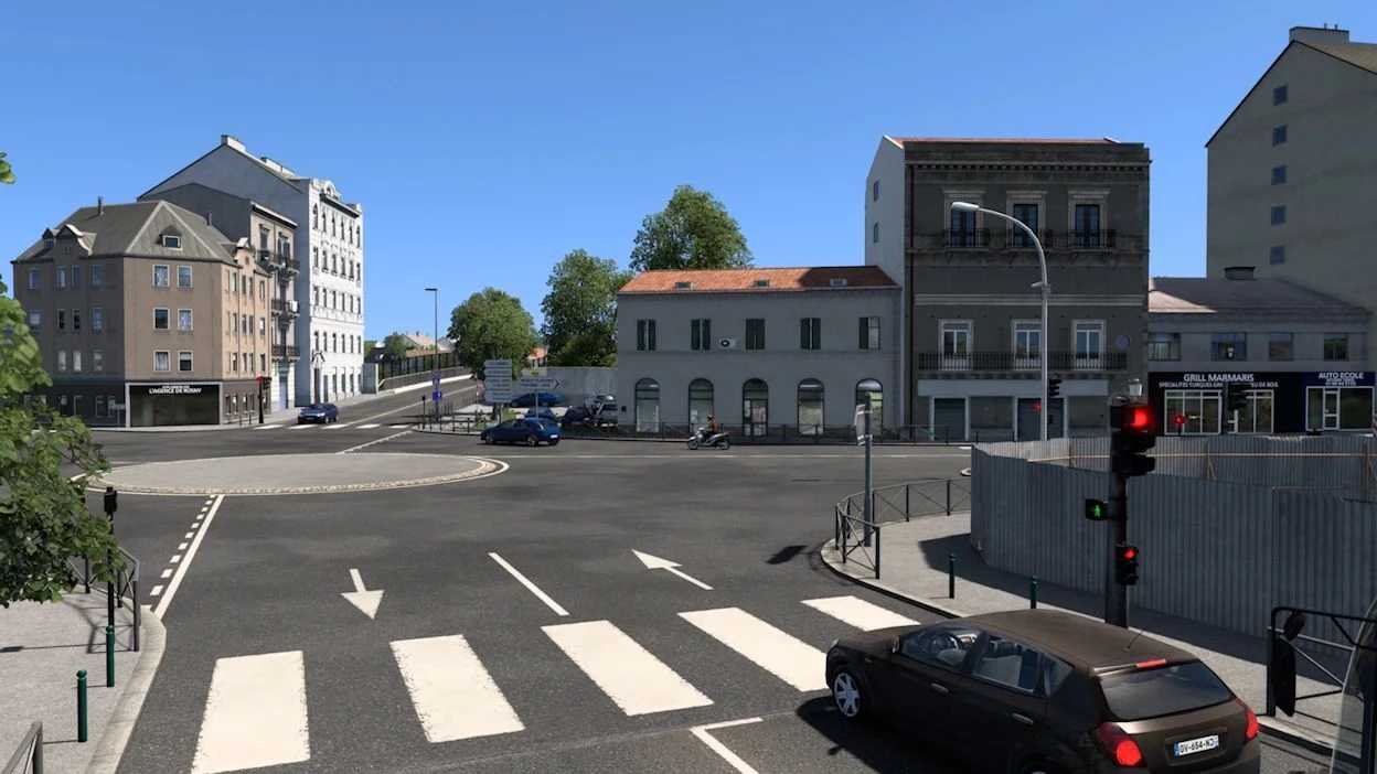 Ile-de-France (Paris Suburbs) Map 1:1 v0.1.5c [1.57] | ETS 2 mods