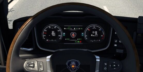 Scania NG Improved Dashboard v5.1 [1.57]