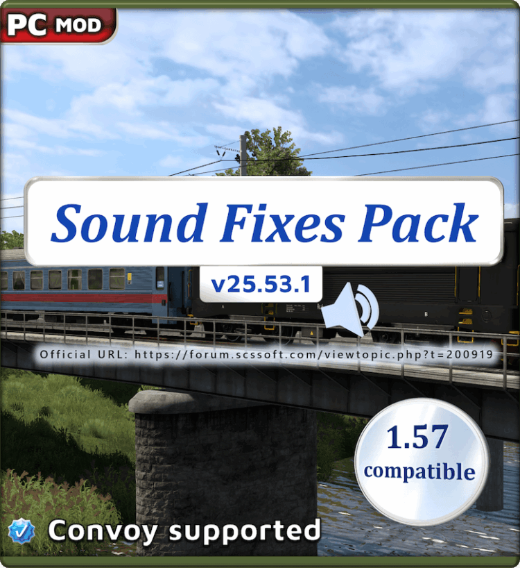 Sound Fixes Pack v25.53.1 for 1.57 open beta only