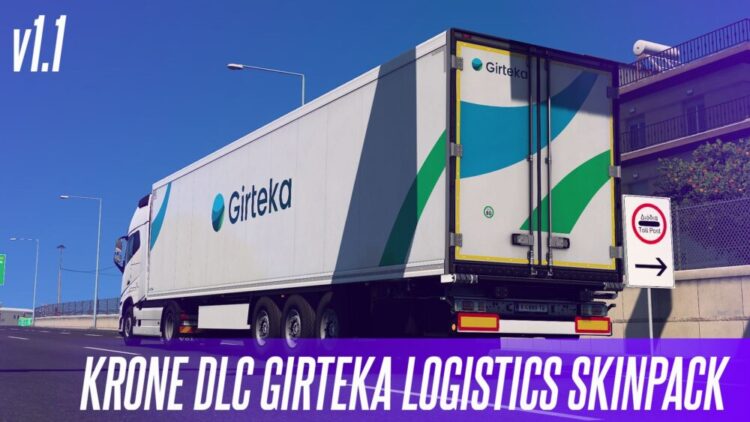 Girteka Logistics Krone DLC Skin Pack v1.1 (1.56.x)