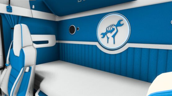 Insanux White/Blue + Orange/Black S16 Super Interior